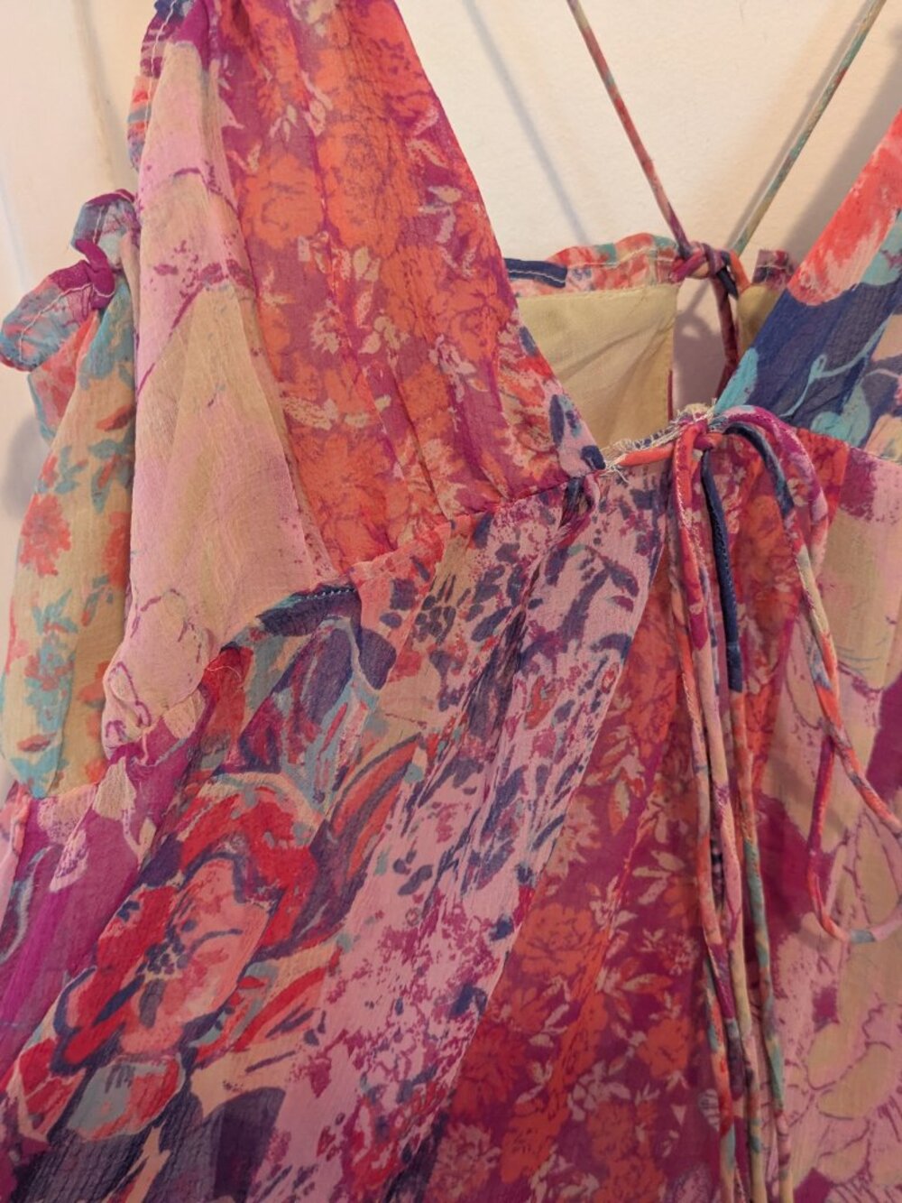 Free People Pink All The Pretty Things Tunic Slip Dress - Picture 6 of 16